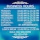 LOKAUS Professional Business Hours Kit 16x23 Inches Changeable Window Sign for Customizing Outside Retail Store Operations Outside Version