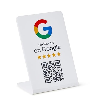 ProsperQR Google Review Stand NFC QR Code Easy Setup For All Businesses 1Pack