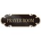 ZonleeApex Prayer Room Sign 9x3 Self Adhesive Doorplate for Offices Room House