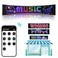 Eachbid 362x76 Large Bright LED Sign Programmable LED Scrolling Sign Custom Flexible LED Store Sign with App Control DIY Text Pattern Animation LED Digital Sign for Store Window Advertising Hotel