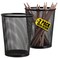 1InTheHome Big Tall Pencil Cup Black Wire Mesh 2 Pack Black Jumbo