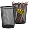 1InTheHome Big Tall Pencil Cup Black Wire Mesh 2 Pack Black Jumbo