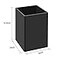 NIUBEE Black Acrylic Pen Holder 4 Pack Desktop Pencil Cup Stationery Organizer for Office Desk Accessory