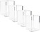NIUBEE Acrylic Pen Holder 4 PackClear Desktop Pencil Cup Stationery Organizer for Office Desk Accessory