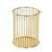 HSYMQ Gold Metal Pen Holder for Desk Makeup Brushes Cup Pencil Holders OfficeHome Organizer