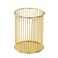 HSYMQ Gold Metal Pen Holder for Desk Makeup Brushes Cup Pencil Holders OfficeHome Organizer