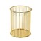 HSYMQ Gold Metal Pen Holder for Desk Makeup Brushes Cup Pencil Holders OfficeHome Organizer