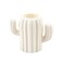 Ragyzity Cactus Pen Holder Creative Container Stationery Storage Box Desktop Supplies Cosmetic Makeup Brush Holder for Student Beige