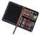 erofa 48 Fountain Pen Case Rollerball Pen Holder PU Leather Bag Pouch Large Capacity for Your Collection Brown