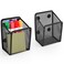 Ameceres Magnetic Pencil Holder Extra Strong Magnets Mesh Marker Holder Perfect for Whiteboard Refrigerator and Locker Accessories 1Compartment 2 Packs