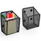 Ameceres Magnetic Pencil Holder Extra Strong Magnets Mesh Marker Holder Perfect for Whiteboard Refrigerator and Locker Accessories 1Compartment 2 Packs
