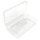 Ykimok Large Capacity Clear Pencil Case Plastic Pencil Boxes Stackable Design Supply Boxes for Kids Boys School Classroom1 Pack