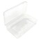 Ykimok Large Capacity Clear Pencil Case Plastic Pencil Boxes Stackable Design Supply Boxes for Kids Boys School Classroom1 Pack