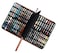 erofa Real Leather Pen Case for Fountain PenRollerball Pen Genuine Cowhide Holder Pouch Bag for 46 Pens Fit in Various Size Large Capacity Office Business Gift Brown