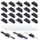 SameTech 20 Pack Pen Holder SiliconeAdhesive Pen Holder for DeskMarker Clip for Classroom Office Desk Accessories Pencil Holder with 20 Double Sided Extra Sticky Tape Black