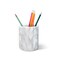CABALAY Marble Pencil Pen Holder for DeskMakeup Brush Holder Stand for Desk Marble Pattern Pencil Cup for Kids Durable Organizer Ideal Gift for Home Officegray