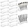 SOUJOY 8 Pack Acrylic Pen Display Stand 6Slot Pen Holder Rack Eyebrow Pen Stand Makeup Brush Rack Organizer for School Office Home Store