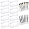 SOUJOY 8 Pack Acrylic Pen Display Stand 6Slot Pen Holder Rack Eyebrow Pen Stand Makeup Brush Rack Organizer for School Office Home Store