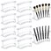 SOUJOY 8 Pack Acrylic Pen Display Stand 6Slot Pen Holder Rack Eyebrow Pen Stand Makeup Brush Rack Organizer for School Office Home Store