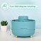 SKYDUE Makeup Organizer Rotating Pencil Pen Holder for Desk DualPurpose Desktop Organizer for Cosmetics Pens Makeup Brush Holder with 5 Slots Pencil Cup for Office Home