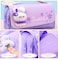 MCWTH Pencil Case for Girls Kids Large Capacity Cute Pencil Box with Compartments School Organizer Pen Pouch Sakura Purple