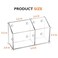 Ameceres Magnetic Pen Holder Classroom Organization Acrylic Marker Holder for Whiteboard Refrigerator Locker Accessories Pencil Dry Erase Marker Basket 2 Compartments 1