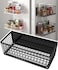 Buyyyit Magnetic Basket Magnetic Fridge Organizer Magnetic Pencil Holder Whiteboard Accessories Home Kitchen Organization BlackHigh