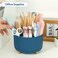 SKYDUE 360 Degree Rotating Desk Organizer DualPurpose Pencil Pen Holder Rotating Desk Pen Organizer with 5 Slots Pencil Cup for Office School Home