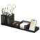 SUPEASY Pen Holder for Desk 6 Piece Mesh Desk Organizer Set for Office Organization with Phone Holder Sticky Notes Caddy Storage for Classroom School Black