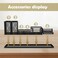 SUPEASY Pen Holder for Desk 6 Piece Mesh Desk Organizer Set for Office Organization with Phone Holder Sticky Notes Caddy Storage for Classroom School Black