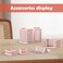 SUPEASY Pen Holder for Desk 6 Piece Mesh Desk Organizer set for Office Organization with Mail Organizer Letter Phone Holder Sticky Notes Caddy Storage Pink