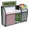 KZWKRG Magnetic Pencil HolderMagnetic Basket for Fridge 3Grid Mesh Magnetic Pen Holder for Refrigerator Extra Strong Magnets Mesh Marker Holder Locker Accessories Organizer for Whiteboard