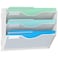 Gawerk 3 Tier Hanging Wall File Organizer Mesh Mail Paper Orgnization Hanging File Folder Holder for Home Office White