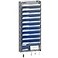 OUTWOLF Hanging Wall File Organizer with Hooks 12 Tier Vertical Wall Mount File Holder File Folder Wall Organizer for Office