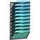 Gawerk 10Tier Wall File Organizer Hanging Wall File Holder Wall Mount Paper Folder Organize Mesh Magazine Document Mail Organizer Wall Organizer for Office School Home Black