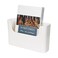 POUYRBA Wall File Holder White Plastic Wall Mount File Organizer for Office Home Classroom