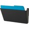 1InTheHome Single Pocket Black Wall File Letter Size