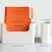 FKTXCO Wall Mount File Organizer Holder Hanging File Organizer Door Office Mail Supplies Storage Magazine Envelope Planner Wall Single Pocket Off White 2 Pack