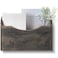 Suzile Wall Mounted File Holder Wood Magazine Holder Wall Hanging File Organizer for Office Mail Magazine Letter Paper Folder Organization Gray