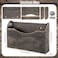 Suzile Wall Mounted File Holder Wood Magazine Holder Wall Hanging File Organizer for Office Mail Magazine Letter Paper Folder Organization Gray