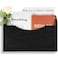 Suzile Wall Mounted File Holder Wood Magazine Holder Wall Hanging File Organizer for Office Mail Magazine Letter Paper Folder Organization Black