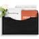 Suzile Wall Mounted File Holder Wood Magazine Holder Wall Hanging File Organizer for Office Mail Magazine Letter Paper Folder Organization Black