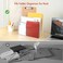 BEYGORM Acrylic File Folder Holder 3 Tiers Clear Wall Hanging Magazine Rack Desktop Large Vertical Tiered File Holder for Office and Home Upright File Storage for Desk