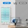 Lavatino 10Tier Hanging Wall File Folders Organizer White Metal Mesh Paper Magazine Document Mail Holder File Organizer for Office School Home Wall Mount or Desk Supplies Organization