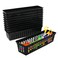 FEOOWV Classroom Pencil or Rubber Organizer Basket Trays Office Supply Baskets Organization Trays for Home School Classroom Office 12 Pack Black