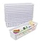 FEOOWV Classroom Pencil or Rubber Organizer Basket Trays Office Supply Baskets Organization Trays for Home School Classroom Office 12 Pack White
