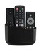 LINFIDITE TV Remote Holder Wall Mount Remote Control Holder for Bed Universal Bedside Wall Remote Holder Caddy Organizer HoleFree Remote Control Holder For 2 Or 3 Remote ControlsBlackQuantity1