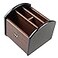 YCL YUCHUNLIN Rotating remote control holder pen holder for deskWooden remote storage OrganizerTV remote control caddyYCL872R Pen container