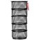 grwanpen5Pack Stackable Mesh Desk Organizer Bins Durable Storage Containers for Paper Clips Rubber Bands and Office Supplies Black