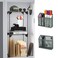 Neudeco Locker Accessories and Decor Kit Including Mesh Shelf Organizer Magnetic Basket and Pen Holder Suitable for School Work Kitchen Bathroom Pack of 4 Grey